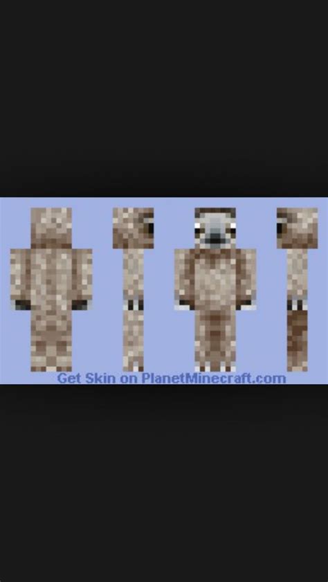 space sloth minecraft skin